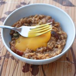 Bacon and Egg Risotto