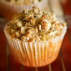 Carrot, Apple & Walnut Muffins