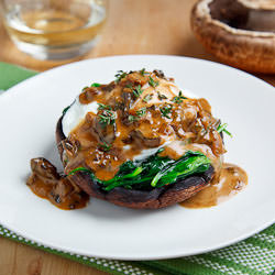 Mushroom Eggs Benedict