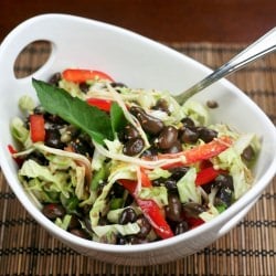 Black Soy Bean & Napa Cabbage Salad