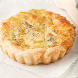 Puff Pastry Baskets with Leeks
