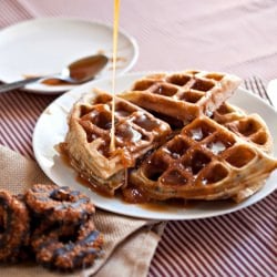 Girl Scout Samoas Waffles