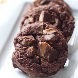 Chocolate Peanut Butter Cup Cookies