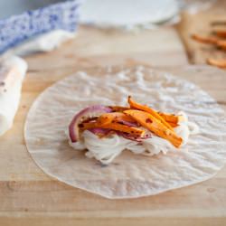 Sweet Potato Spring Rolls