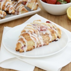 Strawberries ‘n Cream Scones