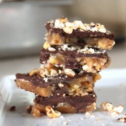 Salted Hazelnut Toffee