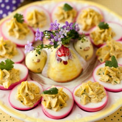 Purple Deviled Eggs