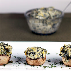Artichoke & Spinach Mushrooms