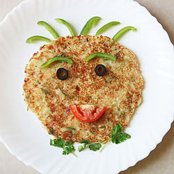Semolina Pancakes (Suji Uttapam)