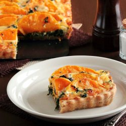 Butternut Squash & Spinach Tart