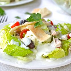 Chicken Gyro Salad