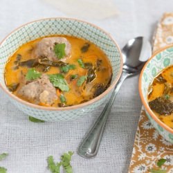 Thai Curry Soup Meatballs