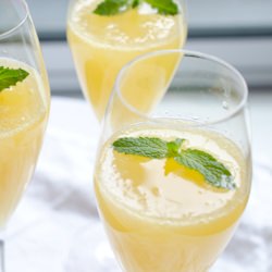 An Orange Champagne Cocktail