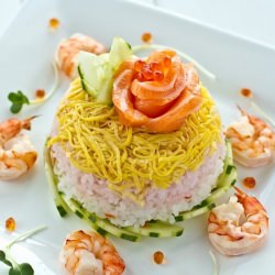 Chirashi Sushi Cake