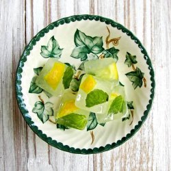 Mint and Lemon Ice Cubes