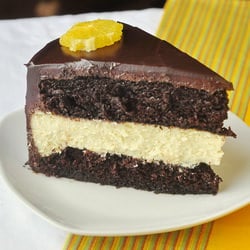 Chocolate Orange Cheesecake Cake