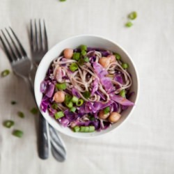 Sesame Orange Cabbage and Noodles