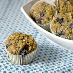 Blueberry Flax Muffins