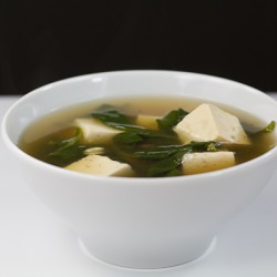 Spinach Tofu Soup