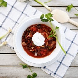 Vegan Black Bean Chili