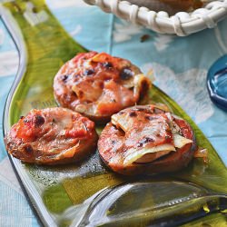 Grilled Potato Pizza