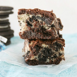 Cookies and Cream Cheese Brownies