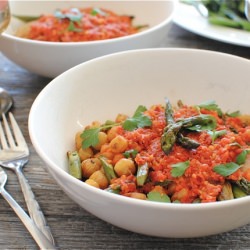 Asparagus & Chickpeas