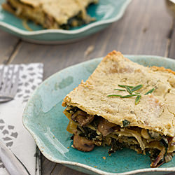 Mushroom & Kale Lasagna