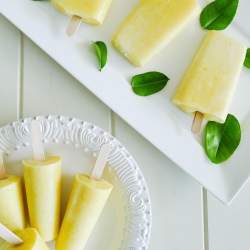 Mango Yogurt Ice Pops
