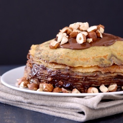 Nutella Crepe Cake