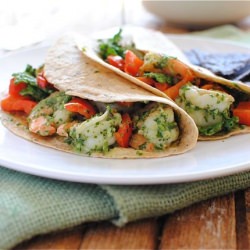Shrimp and Cabbage Tacos