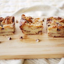 Nutella and Chocolate Bread Pudding