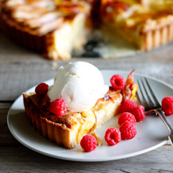 Nectarine Frangipane Tart