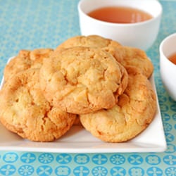 White Choc Macadamia Cookies