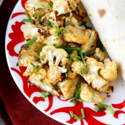 Spicy Roasted Cauliflower