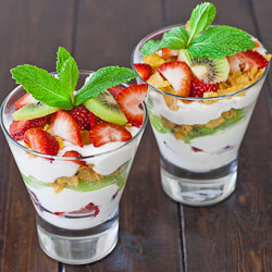 Strawberry and Kiwi Parfait