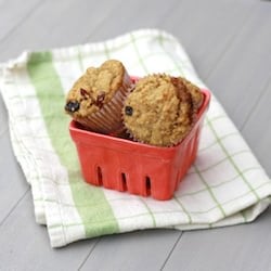 Dried Berry Wheat Germ Muffins