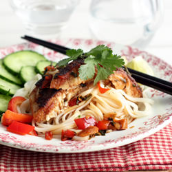 Thai Sea Bream with Udon Noodles