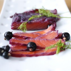 Blackcurrant Cured Salmon
