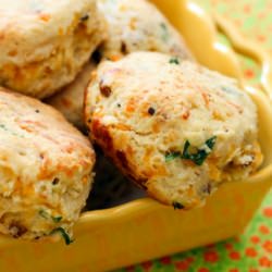 Cheddar, Bacon, Onion Biscuits