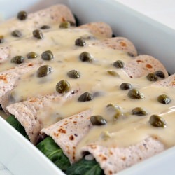 Lemon Piccata Enchilada