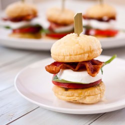 BLT Caprese Sliders