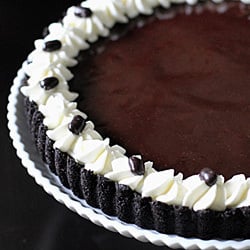 Chocolate Kahlúa Truffle Tart