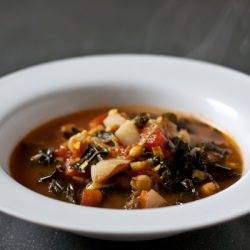 Potato Tomato Leek Soup