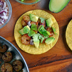 Shrimp Tostada
