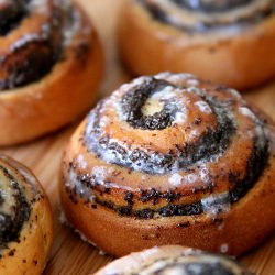 Honey Poppy Seed Swirls