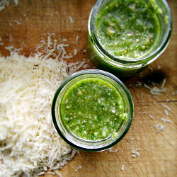 Basil Pesto with Almonds