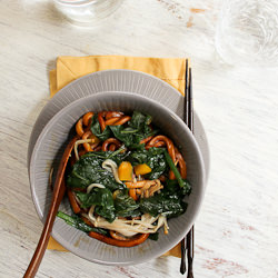 Vegetarian Soy Sauce Udon