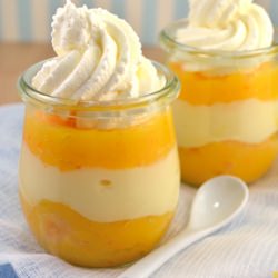 Tangelo and Vanilla Pudding