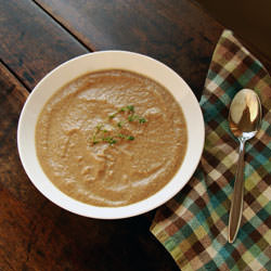Creamy Mushroom and Chestnut Soup